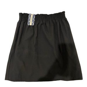 Comme Toi Women Black Casual Skirt M Medium